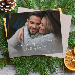 Budget Handwritten Christmas or Holiday Note Photo