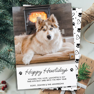 Budget Happy Holidays From The Dog Cute Pet Photo Card