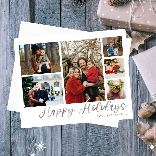 Budget Happy Holidays Silver 6 Photo (Creator Uploaded)