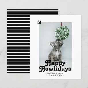 BUDGET Happy Howlidays Pet Dog Christmas Card