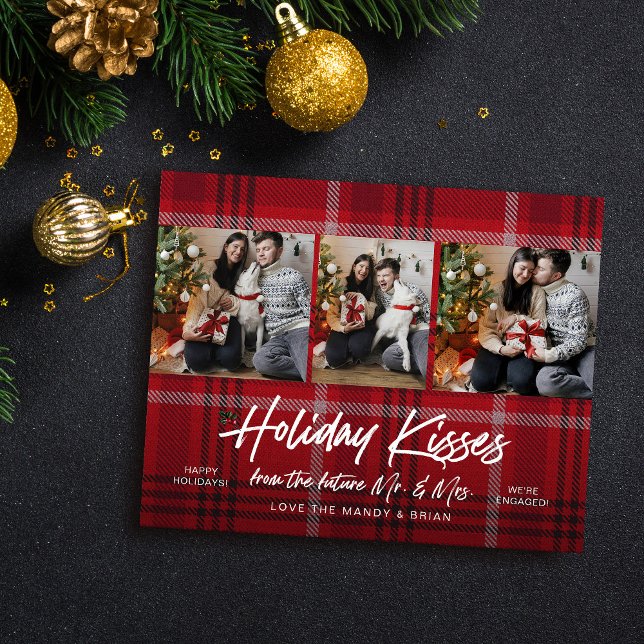 Budget Holiday Kiss Future Mr. & Mrs. 3 Photo Flyer (Creator Uploaded)