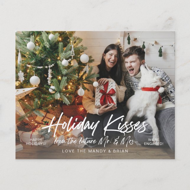 Budget Holiday Kiss Future Mr. & Mrs. Photo H Flyer (Front)