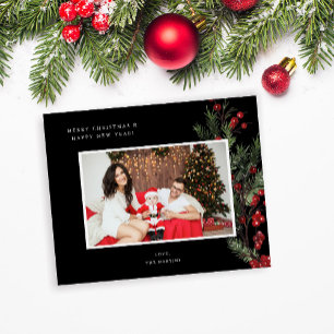 Budget Holly Berry H Photo Holiday or Christmas B Flyer