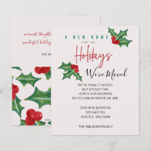 Budget Holly We've Moved Holiday Announcement