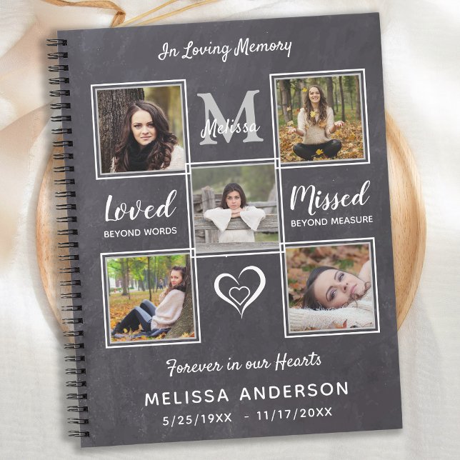Budget In Loving Memory Sympaty Funeral Guest Book (Creator Uploaded)