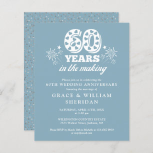 Budget In The Making 60th Anniversary Invitation