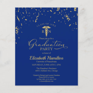 Budget Invitation Nursing School Grad Party
