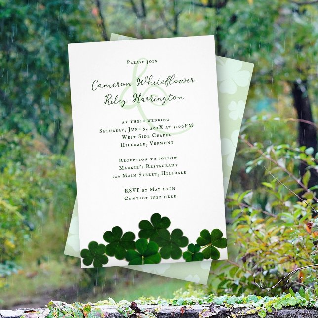 Budget Irish Wedding Invitation Flyer (Creator Uploaded)