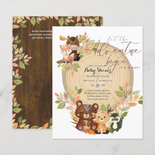 BUDGET It's A Boy WOODLAND ANIMALS Baby Shower