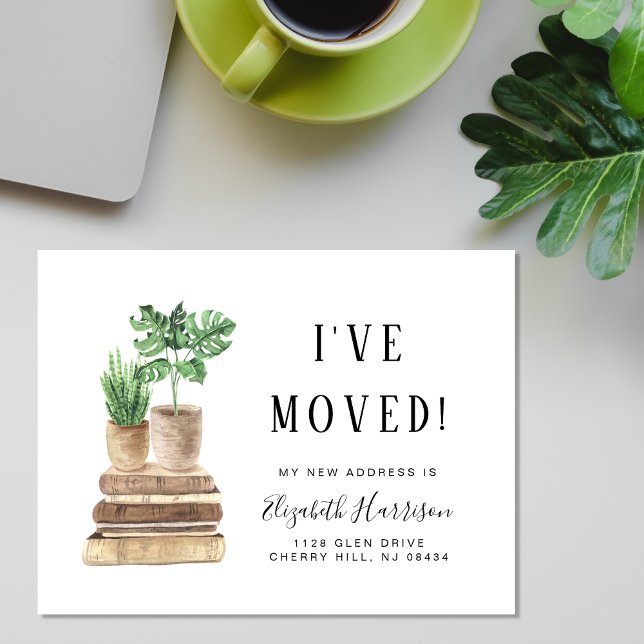 Budget I've Moved Boho Plants Moving Announcement (Creator Uploaded)