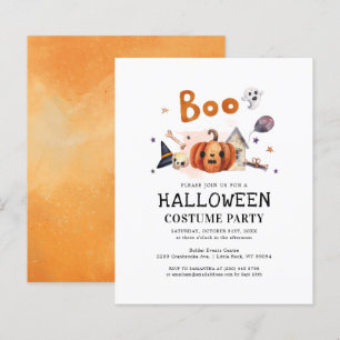 Budget Kids Halloween Costume Party Invitation