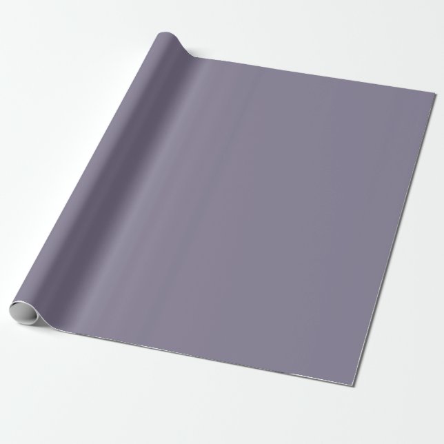 BUDGET Lavender Dusty Purple Monochrome Wedding Wrapping Paper (Unrolled)