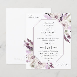 Budget Lavender Purple Floral Wedding 2