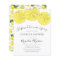 Budget Lemons Couple's Shower Invitation