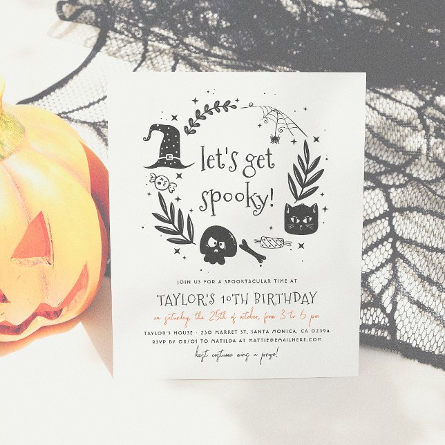 Budget Let's Get Spooky Halloween Birthday Party (Creator Uploaded)