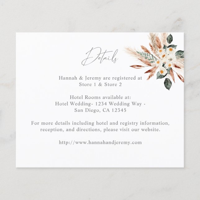 Budget Light Eucalyptus Glow Gold Wedding Flyer (Front)