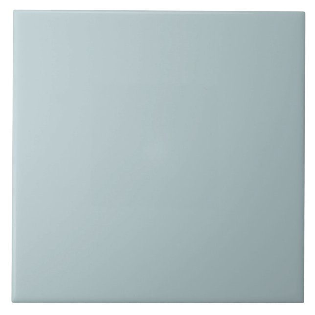 BUDGET Light Sage Green Monochrome Wedding Tile (Front)