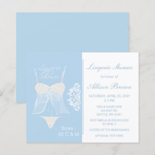 Budget Lingerie Bachelorette Party Invitation
