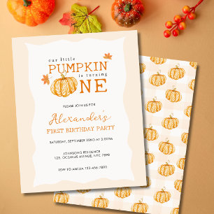 Budget Little Pumpkin Fall Autumn 1st Birthday