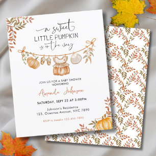 Budget Little Pumpkin is on the Way Baby Shower