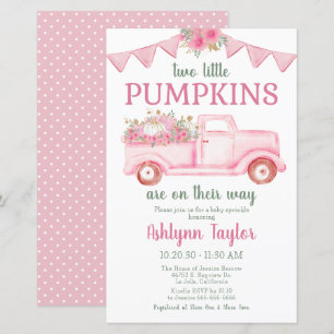 Budget Little Pumpkin Twin Girl Baby Sprinkle