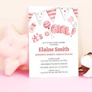 Budget Little Things Its a Girl Baby Shower