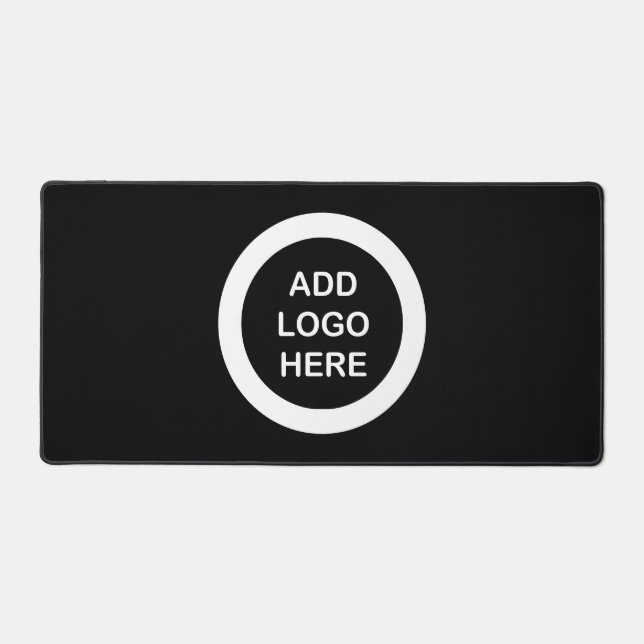 Budget Logo Editable Business Desk Mat Template (Front)