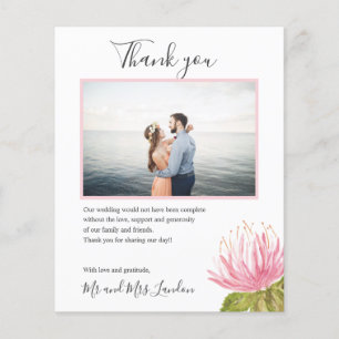 BUDGET  Lovely Pink green flower Photo  thank you