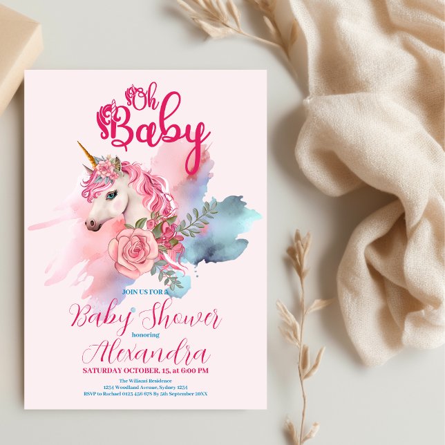 Budget Magical Unicorn Rainbow Baby Shower (Creator Uploaded)