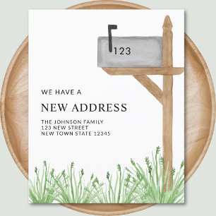 Budget Mailbox New Address Moving Announcement 