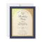 Budget Man 70th Birthday Navy Blue Gold Invitation
