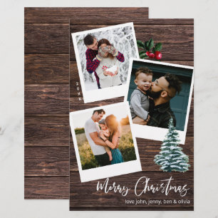 Budget Merry Christmas 3 Instant Photo Rustic LG