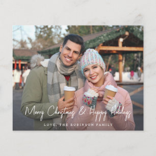 Budget Merry Christmas & HH Minimalist H Photo Flyer