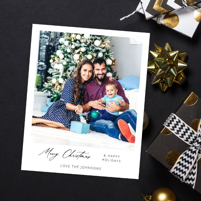 Budget Merry Christmas Instant Photo Minimalist VR Flyer (Creator Uploaded)
