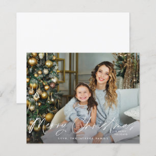 Budget Merry Christmas Minimalist H Photo 4