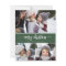 Budget Merry Christmas Modern Three Photos Card