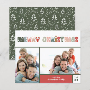 Budget Merry Christmas Photo Holiday Card