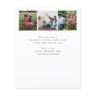 Budget Merry Christmas photo wood Holiday Card 