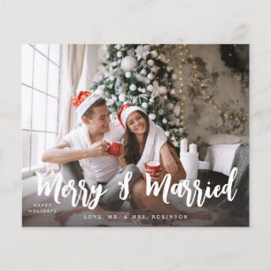 Budget  Merry & Married Minimalist H Photo Flyer
