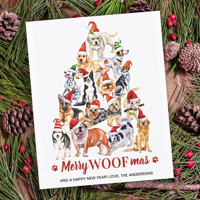 Budget Merry Woofmas Dog Lover Christmas Tree Dogs (Creator Uploaded)