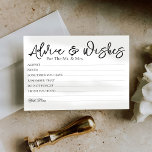 Budget Minimal Wedding Advice Wishes Cards<br><div class="desc">Wedding Advice and wishes Cards for bride and groom keepsake,  Wishes for Mr & Mrs - Bridal Shower,  Bachelorette Games.</div>