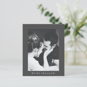 Budget Minimalist 2 Photo Engagement Announcement