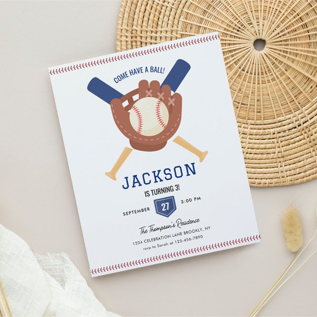 BUDGET Minimalist Baseball Batter Up Birthday (Creator Uploaded)