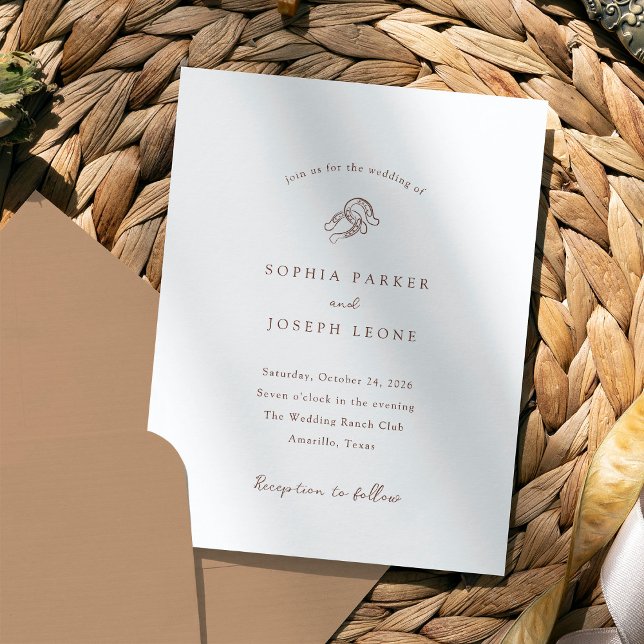Budget Minimalist Horseshoe | Rustic Brown Wedding (Creator Uploaded)
