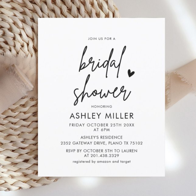 Budget Minimalist Modern Bridal Shower (Creator Uploaded)
