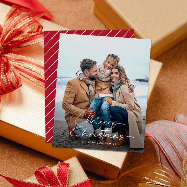 Budget Minimalist Modern Photo Christmas Flyer (Creator Uploaded)