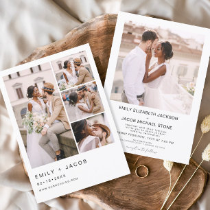 Budget Minimalist Photo Five Photo White Wedding