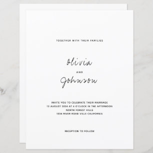 BUDGET Minimalist Photo Wedding