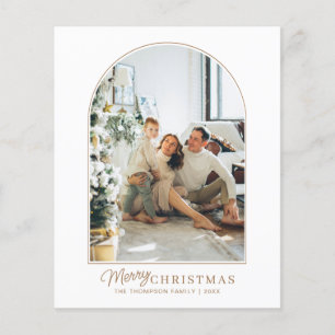 BUDGET Minimalist Rustic Arch Photo Christmas