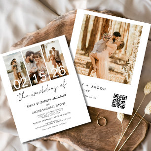 Budget Minimalist The Wedding of Photo QR code